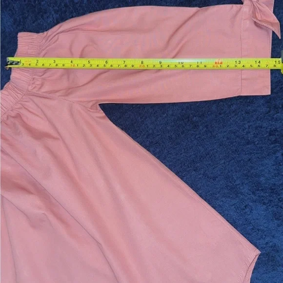 Ambiance Off-Shoulder Blush Top - Picture 8 of 10